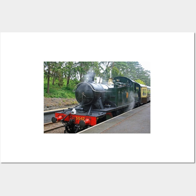 GWR Prairie Tank Locomotive Wall Art by RedHillDigital